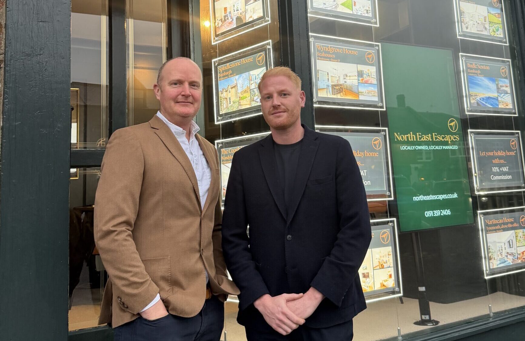 Luxury cottage overlooking Northumberland coast