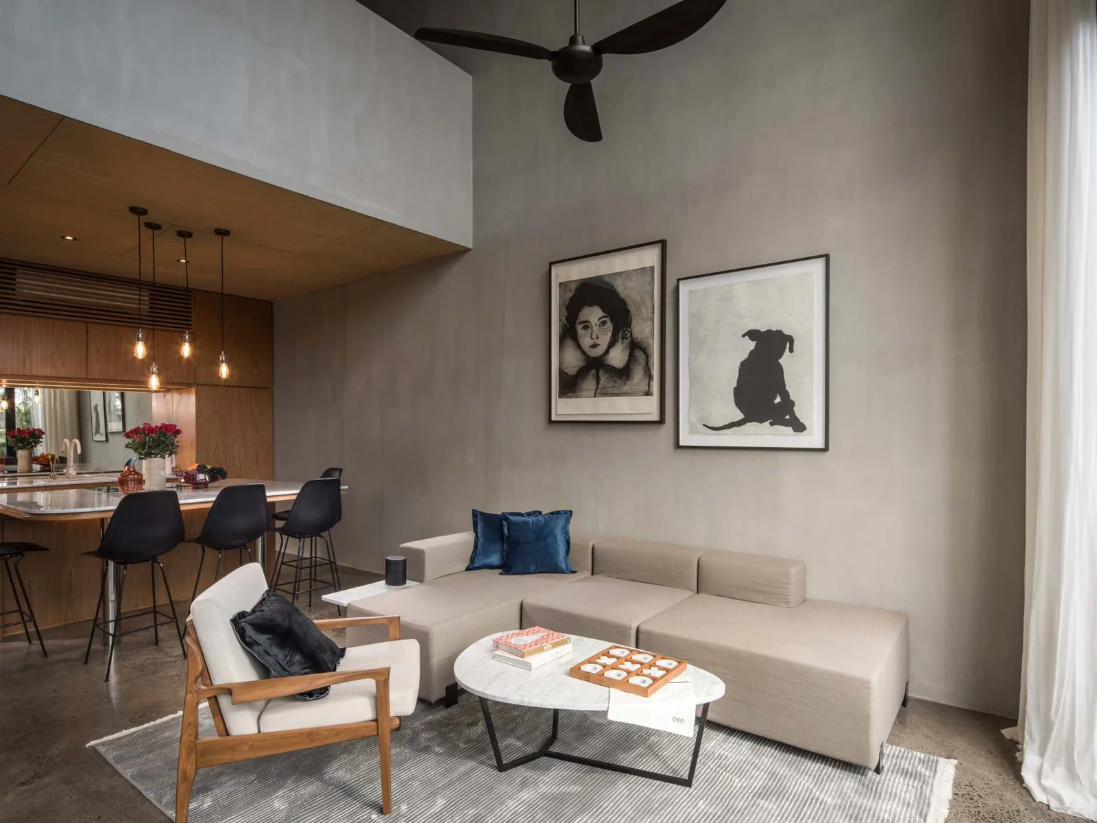 Living and Kitchen