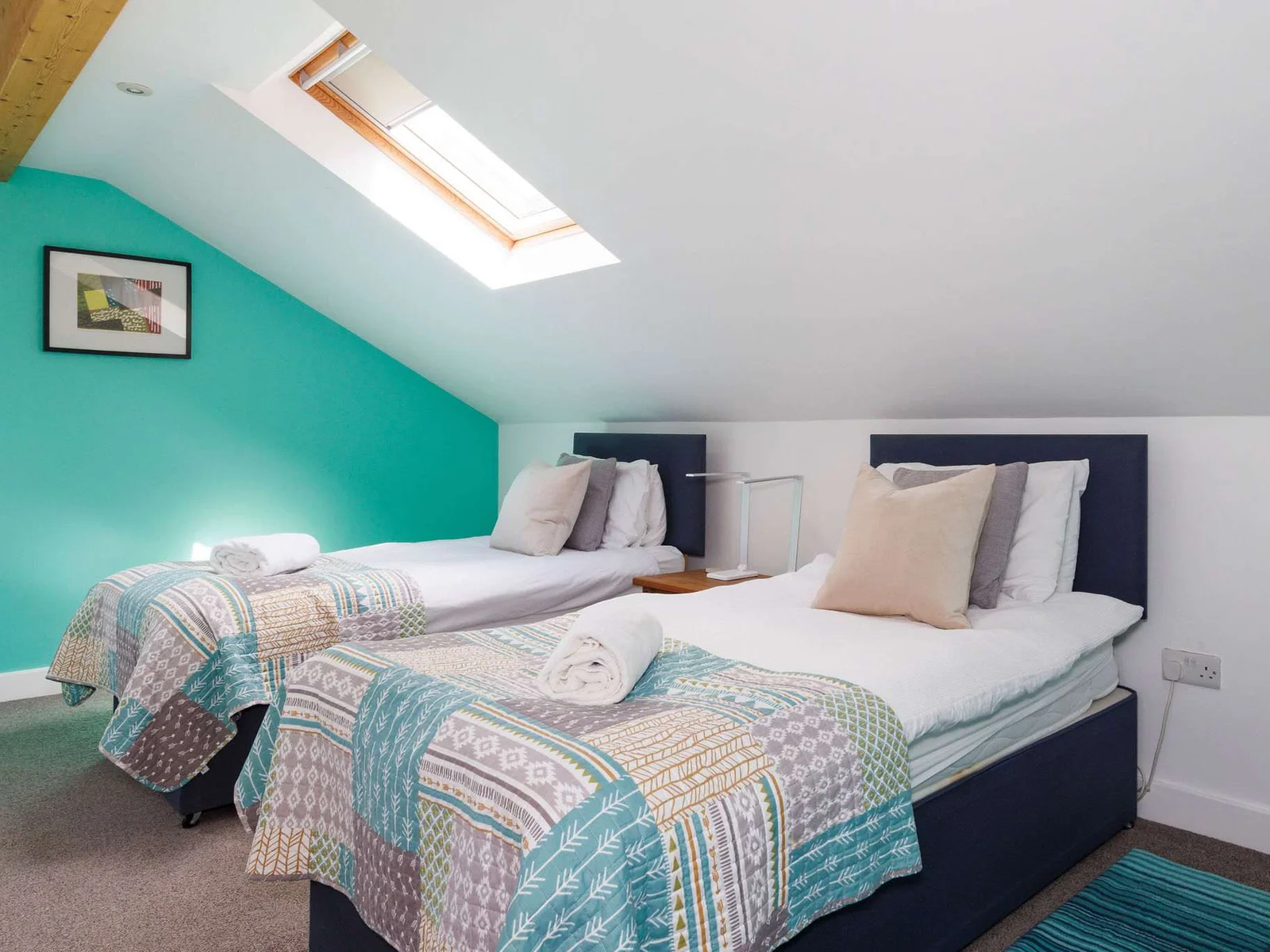 The twin room is perfect for siblings to share.