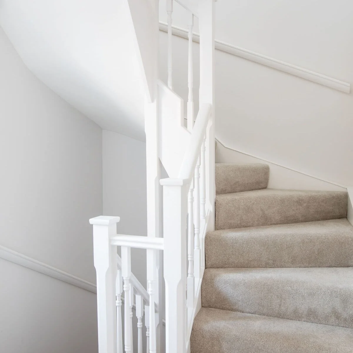 The home is set over three floors, offering three bedrooms and three bathrooms.