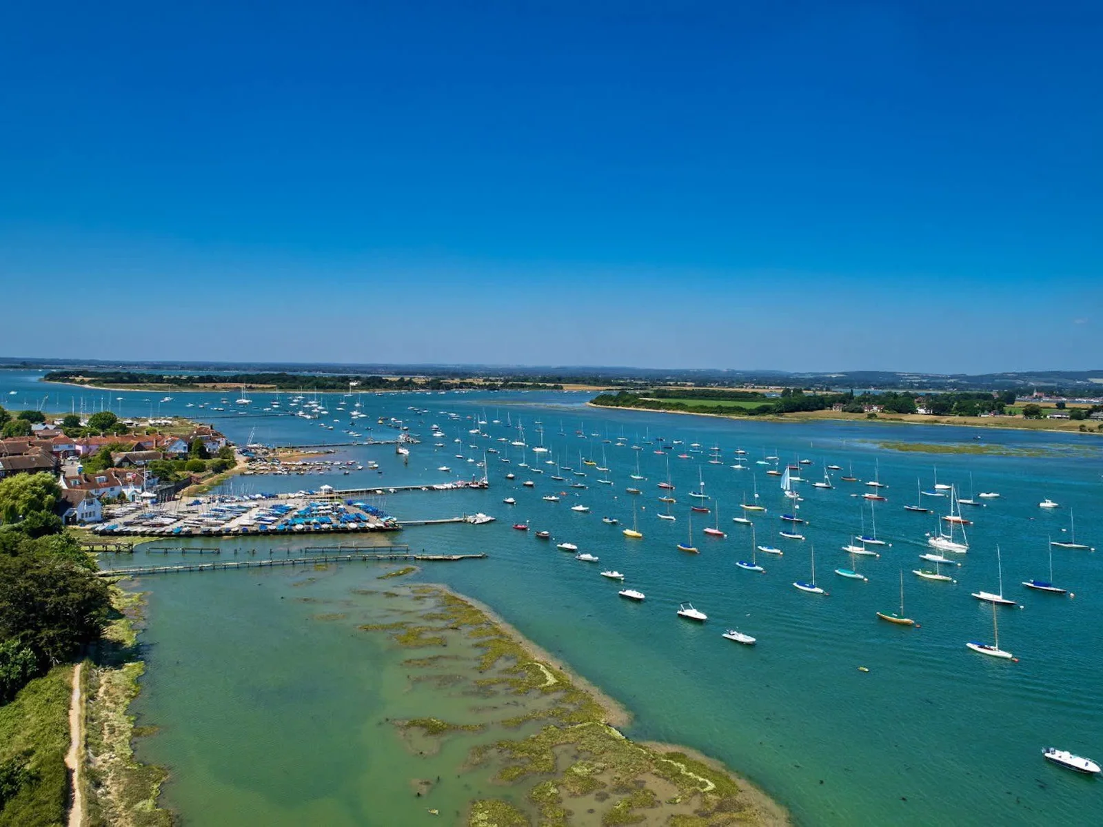 Itchenor Waterfront where you can get the ferry to Bosham