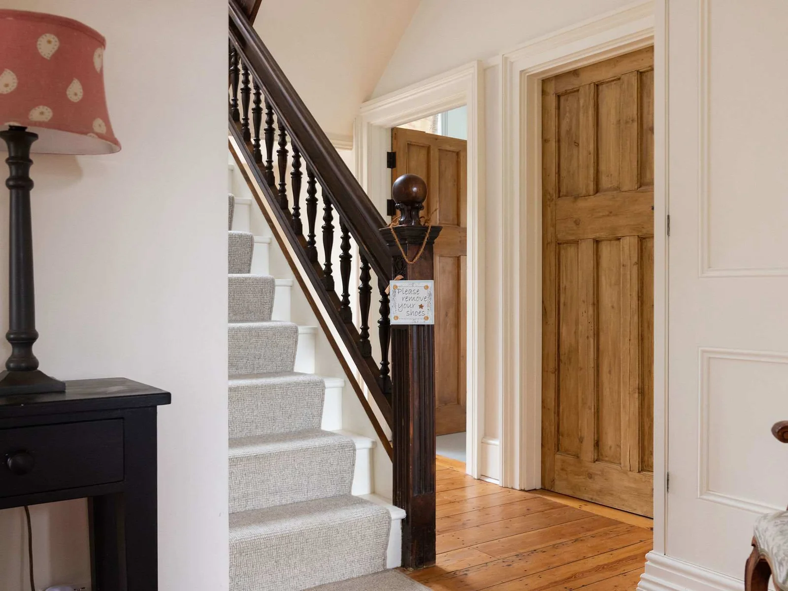 Bright interior spaces with thoughtful traditional details.