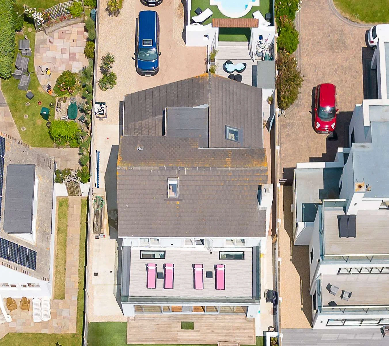 Aerial of the home. All this could be yours!