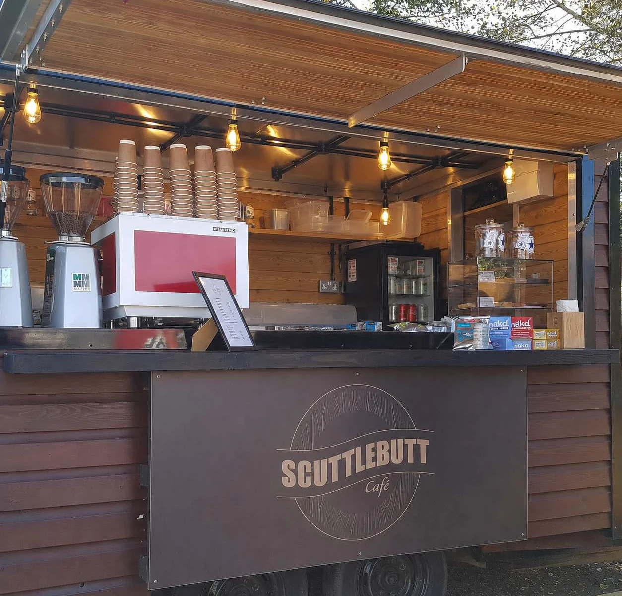 The famous Scuttlebutt cafe, our favourite!