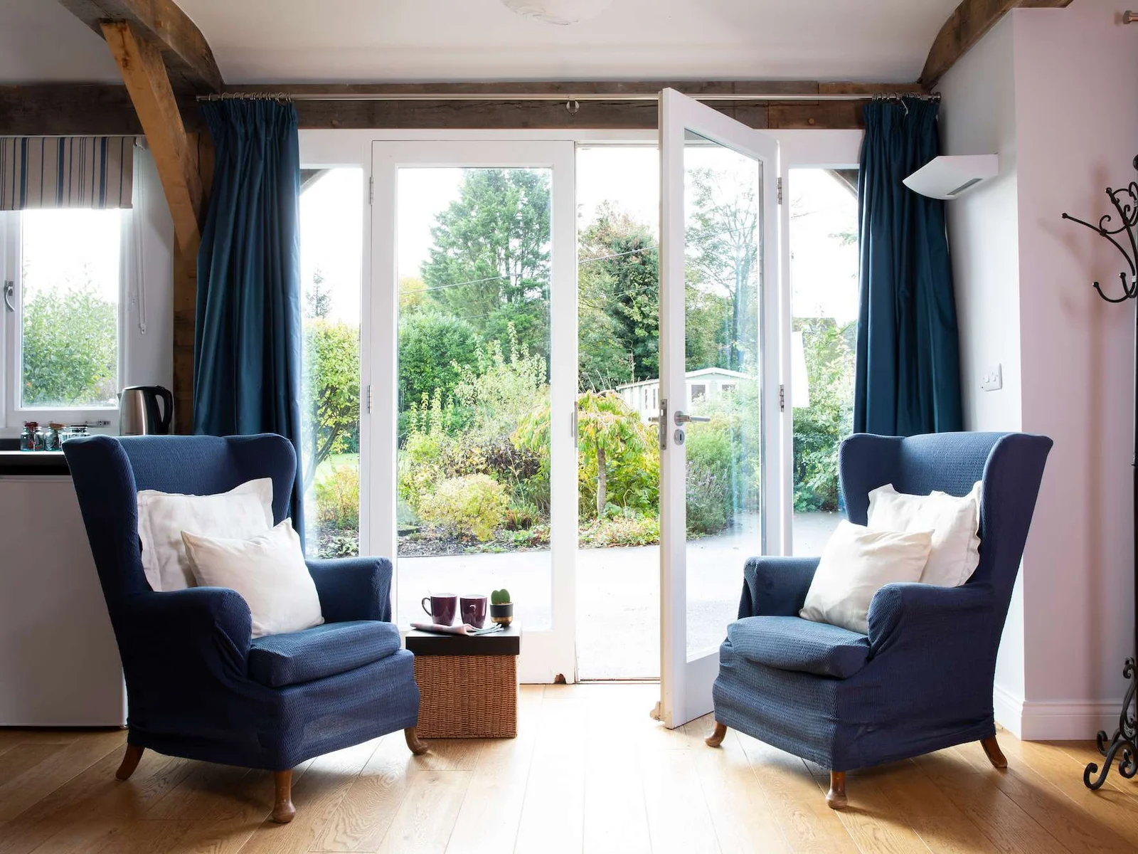 The 2 Armchairs in the Annexe, perfect for enjoying those sunny mornings with tea and newspaper in hand!
