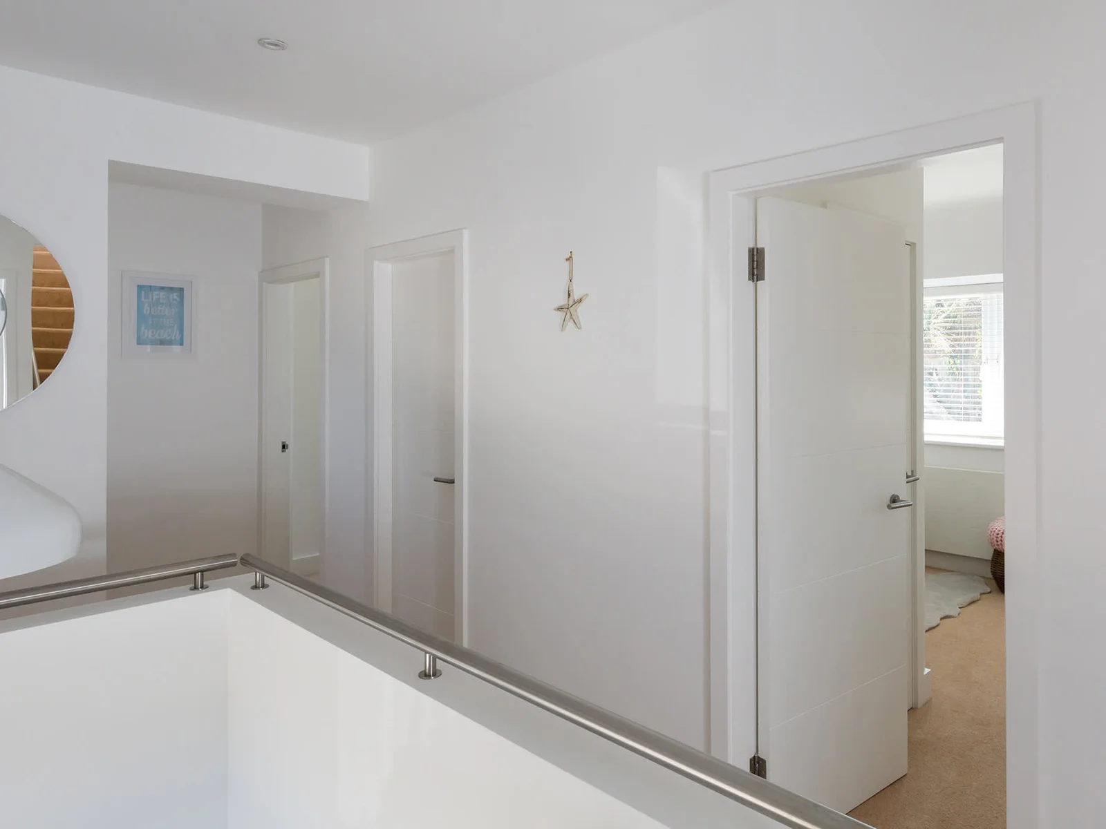 – Upper floor landing