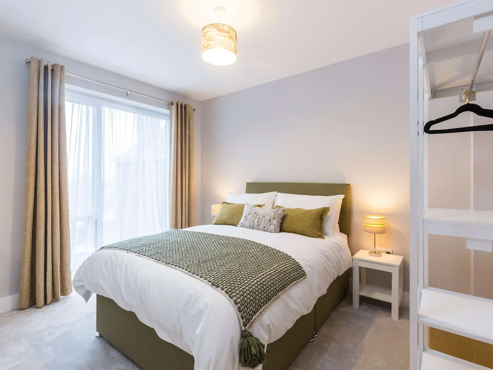 Big double bed. Big window. What more could you ask for!