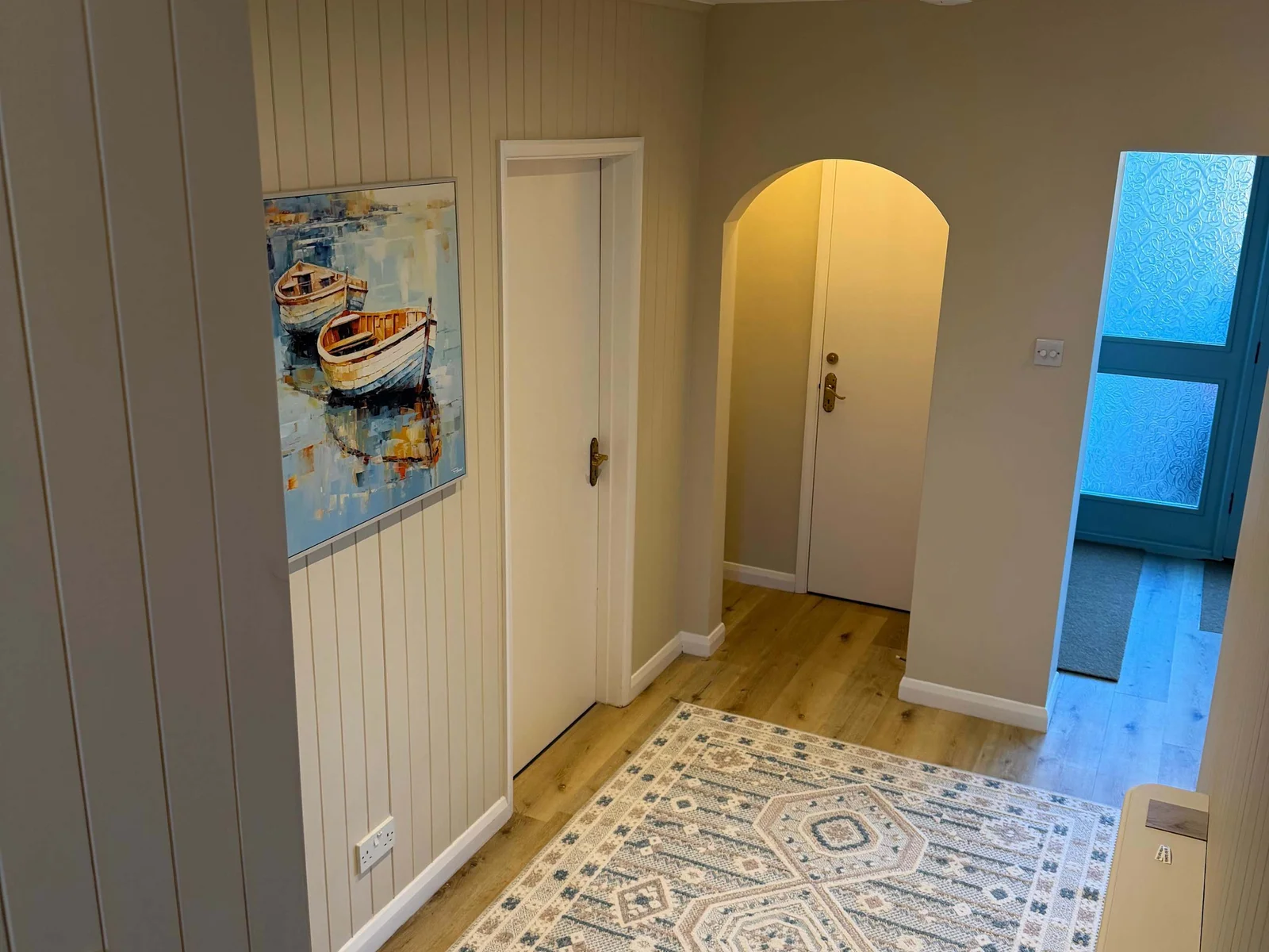 The interiors are warm and welcoming everywhere you look