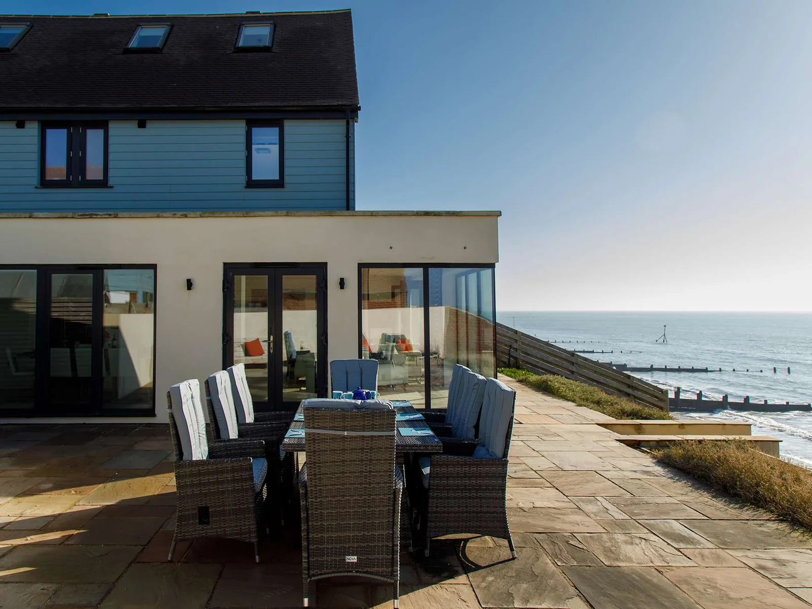You have your very own private patio looking out to sea. The perfect spot for sundowners or BBQs.