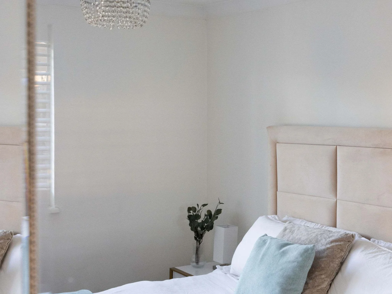 Bedroom 1 - Large walled mirror