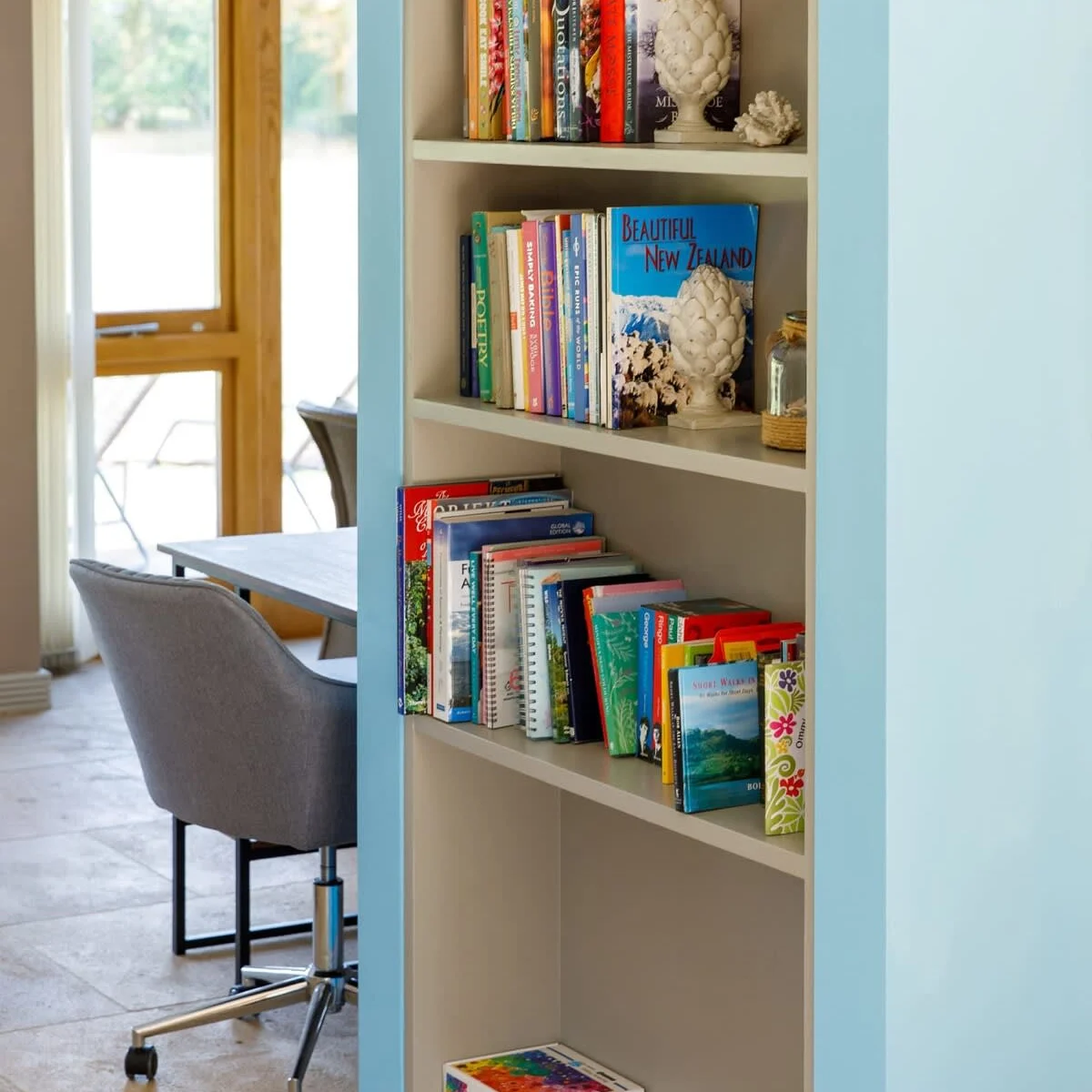 You'll find plenty of reading material at the home.