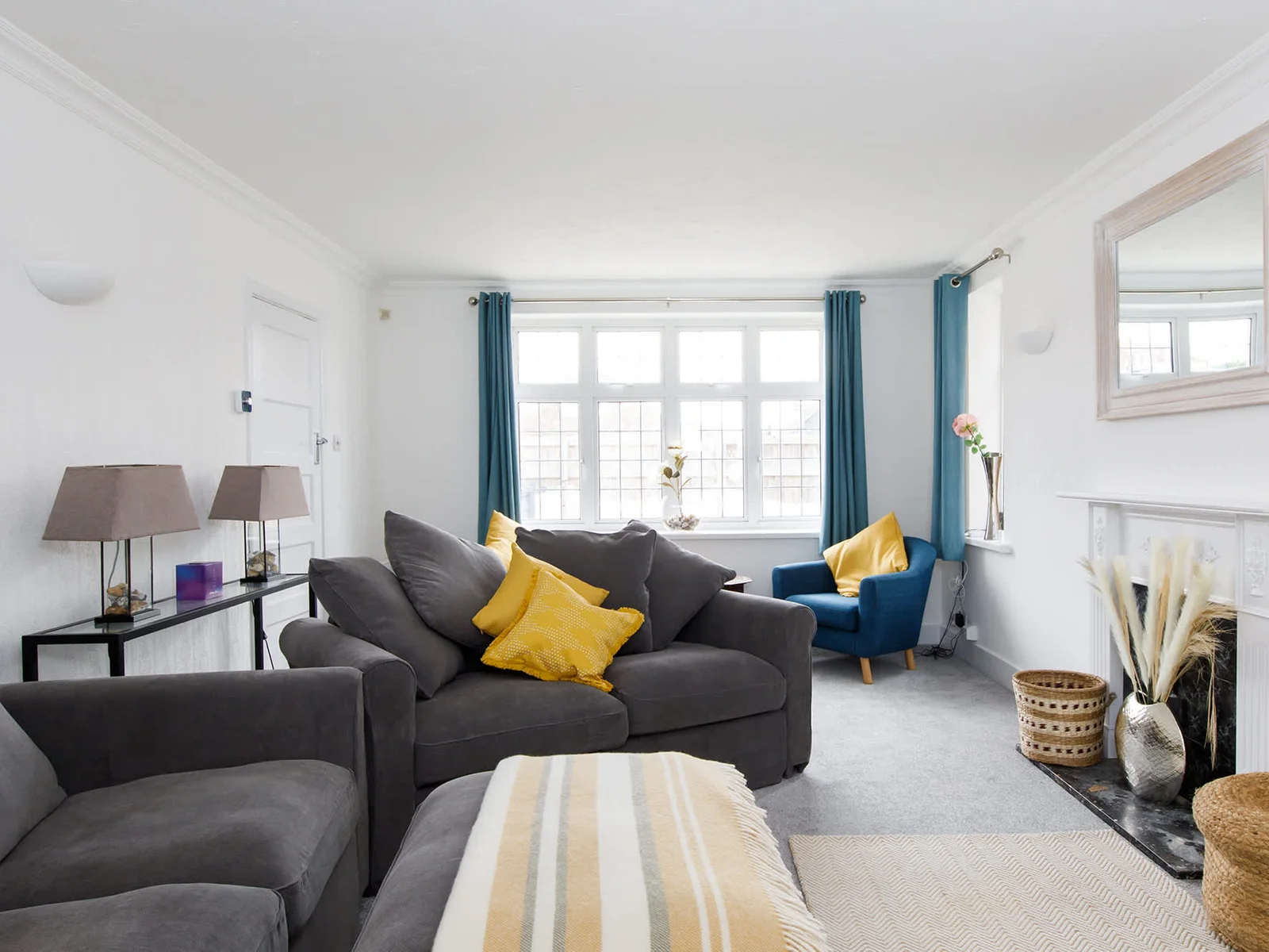 Relax in the comfy lounge, which has room for everyone to kick back and unwind with a good film or favourite show.