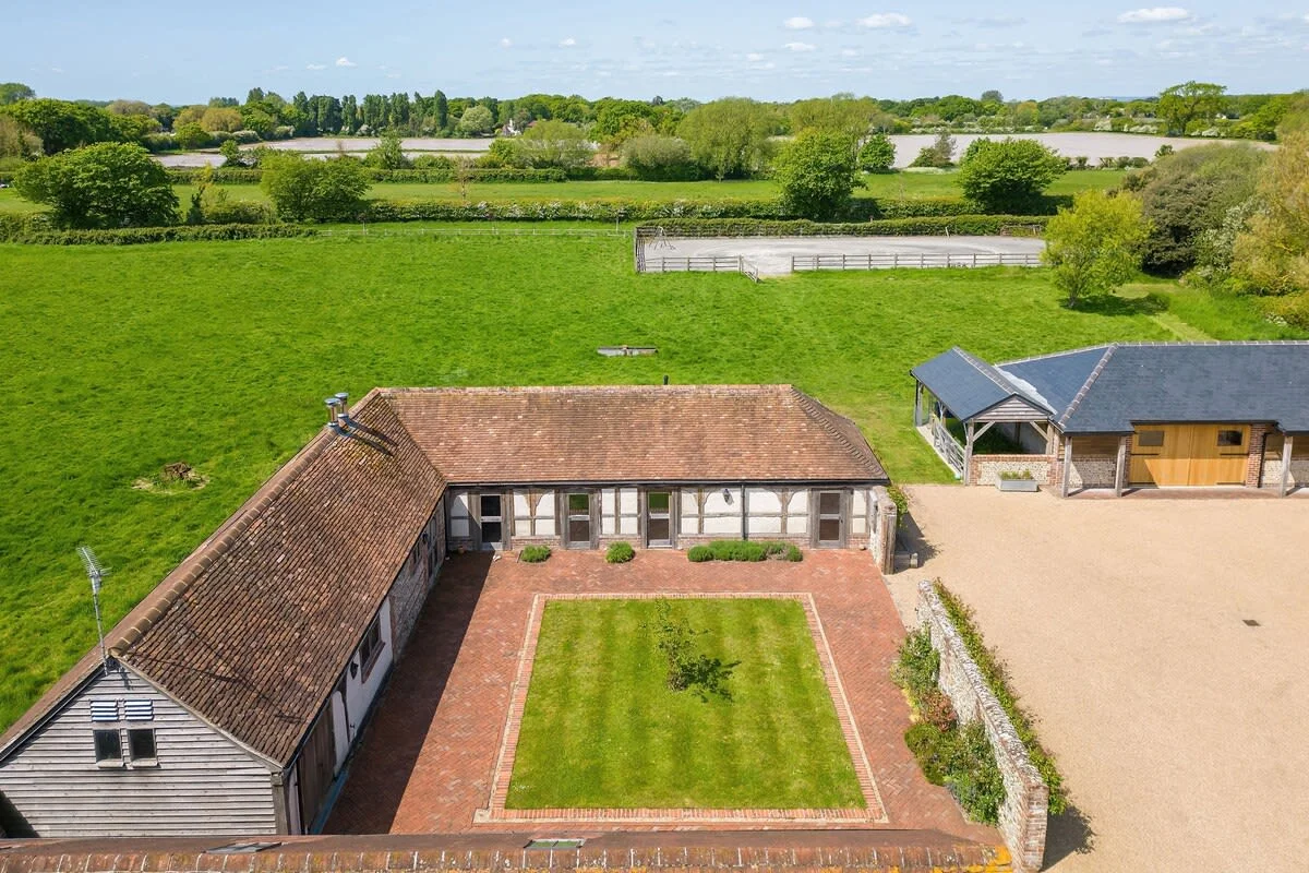 The Cottage is detached from the main house.