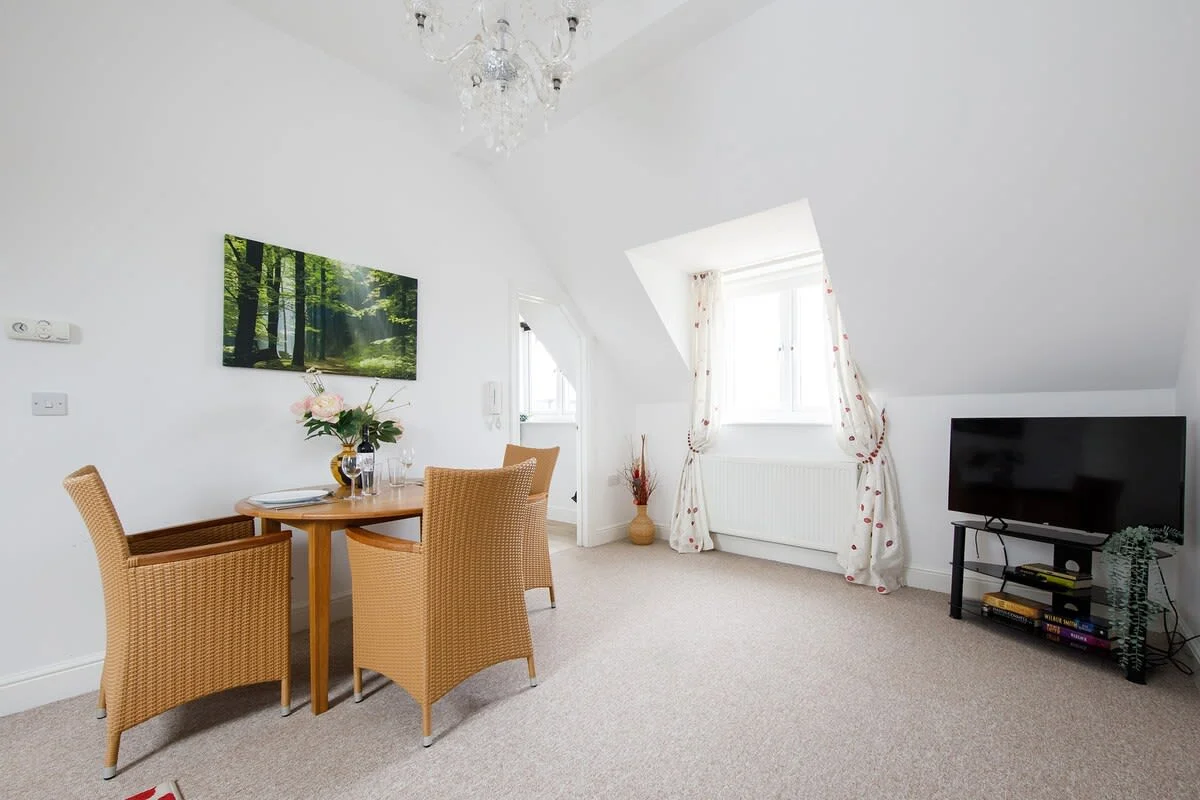 Dining space and Smart TV