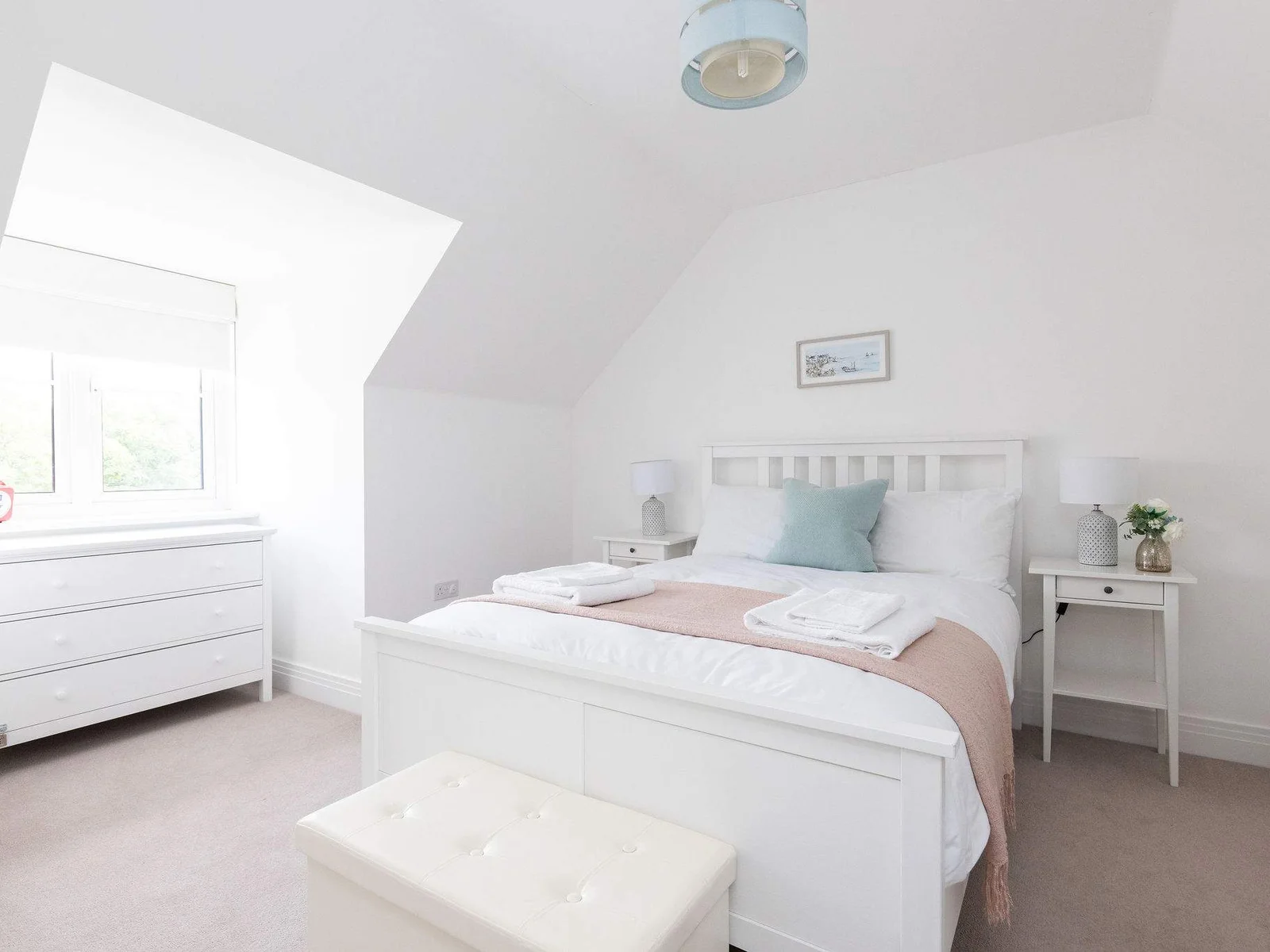 Enjoy the bright and airy feel of our bedrooms, perfect for winding down after a day exploring the West Sussex coast.