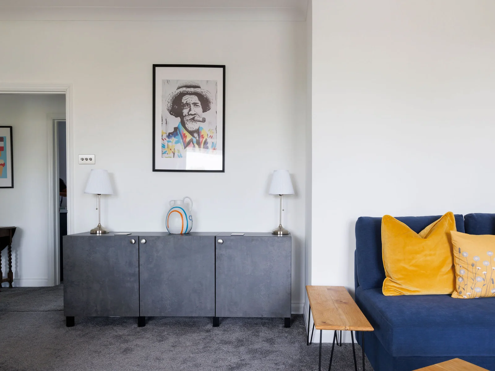 The apartment has recently been refurbished throughout.