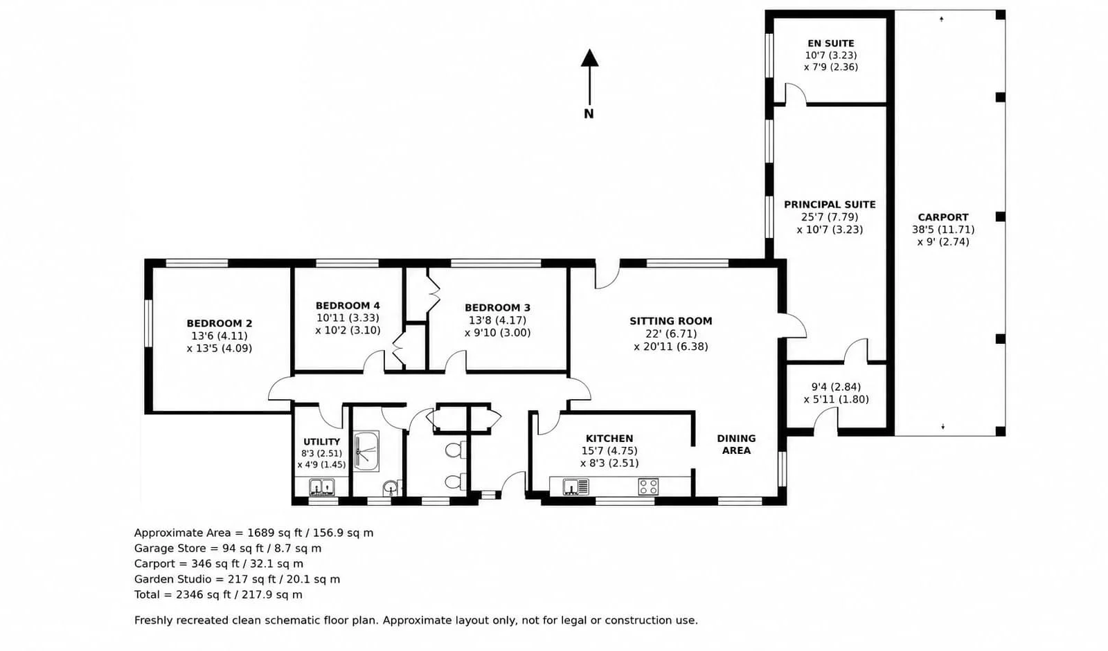 A handy floor plan for room choices!