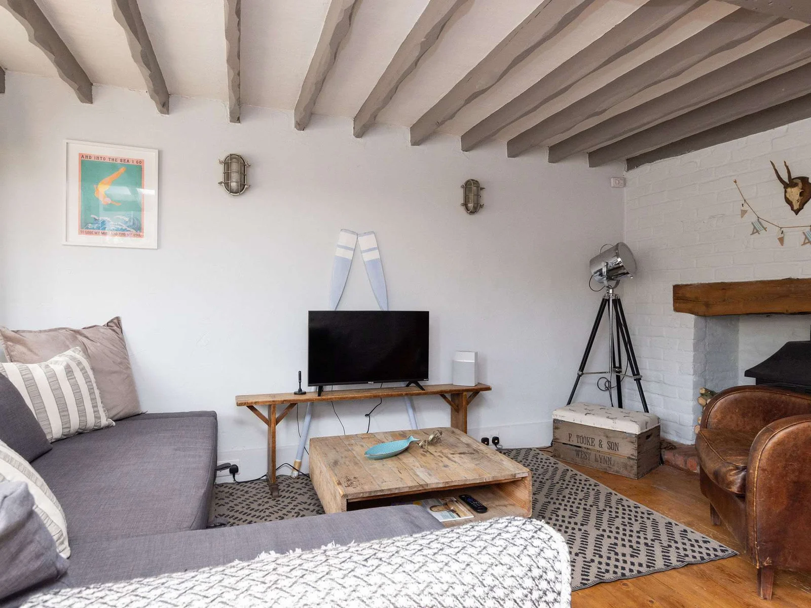 Settle down to watch your favourite TV shows or film on the smart tv.