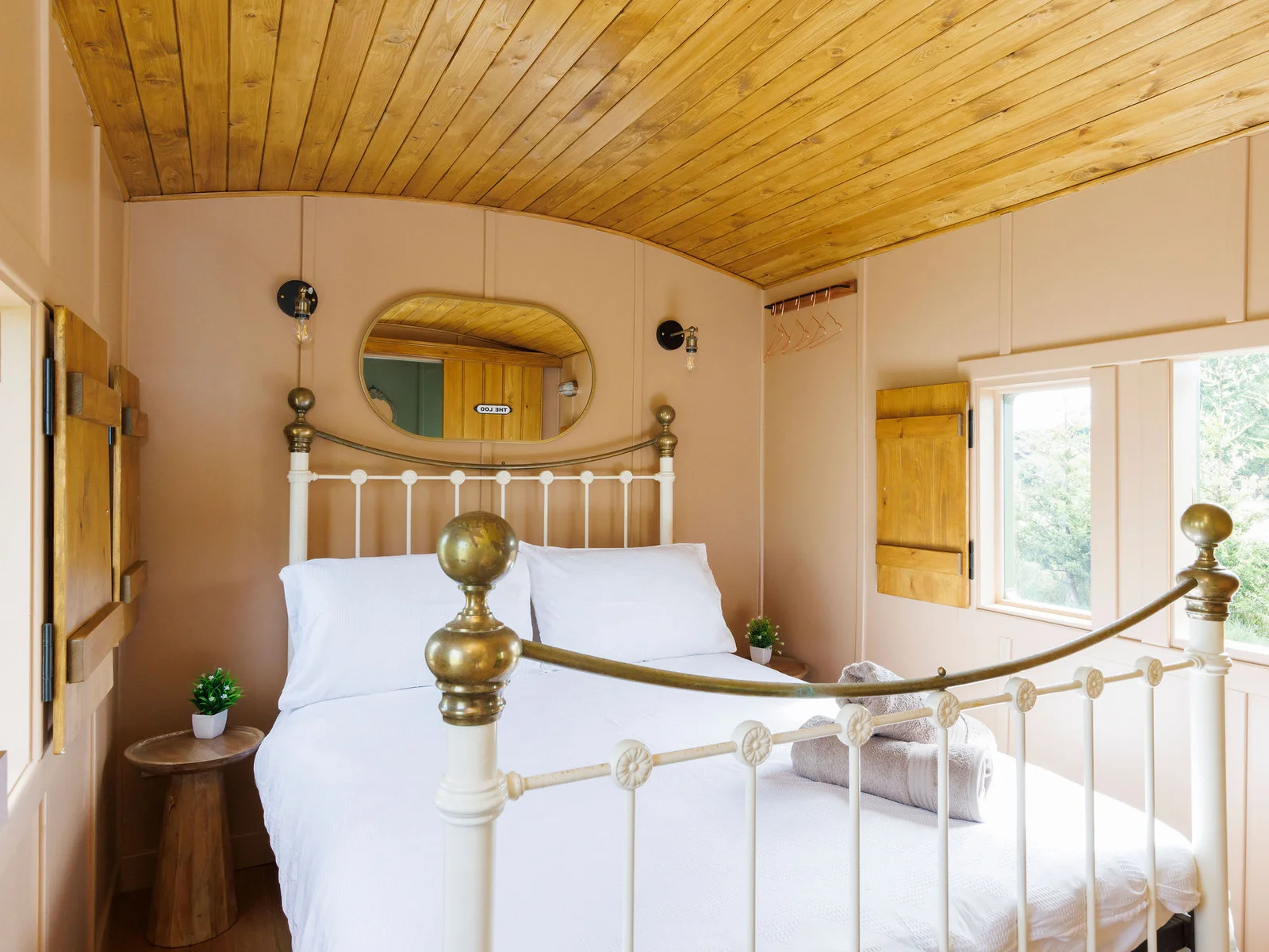 Expect a great night's sleep in one of the two charming bedrooms.