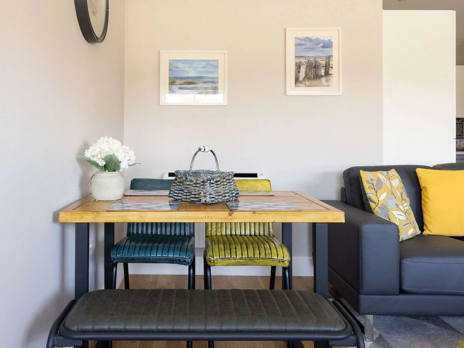 Cosy dining area within the open-plan living space, ideal for family meals together