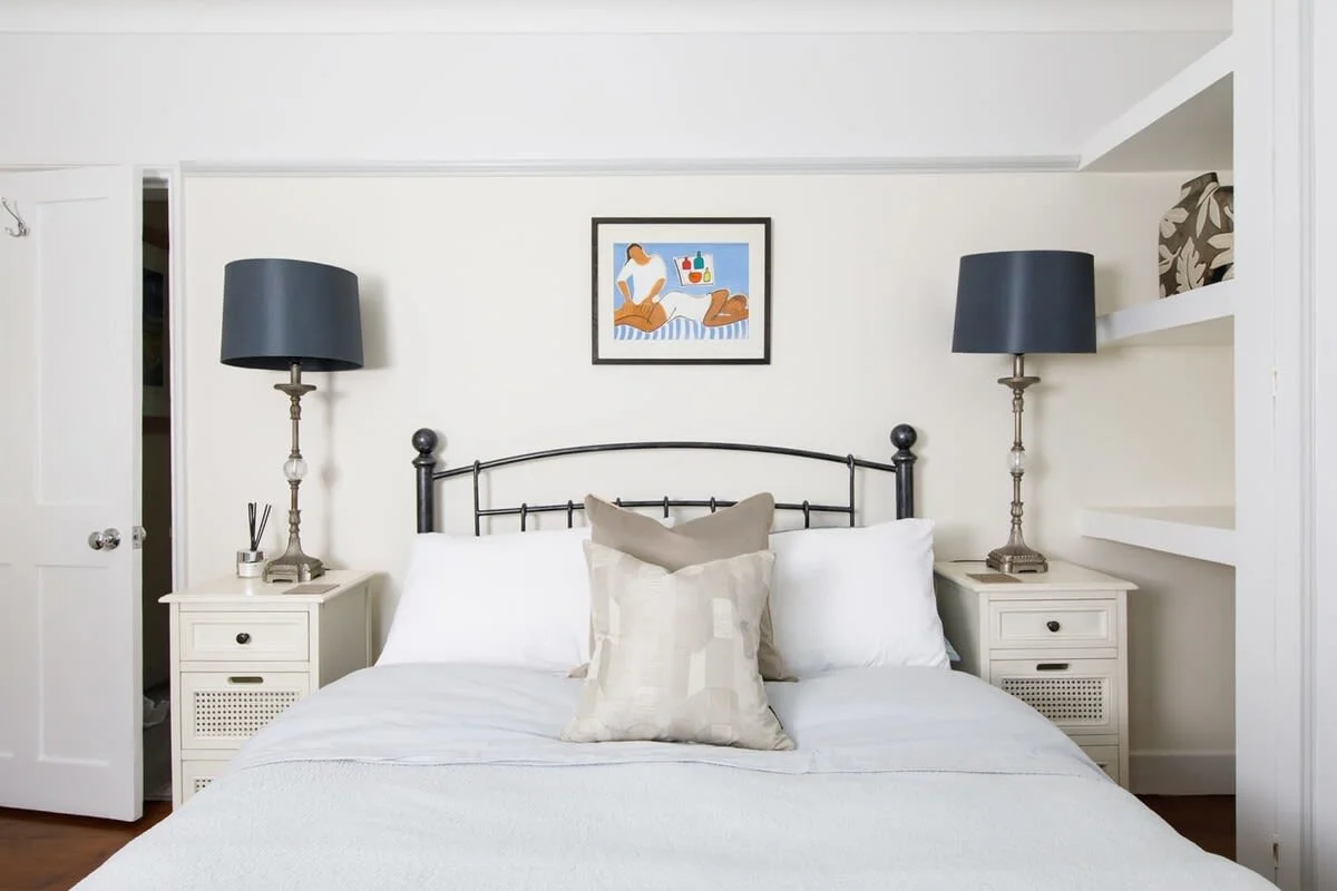 The three bedrooms are comfy and cosy.
