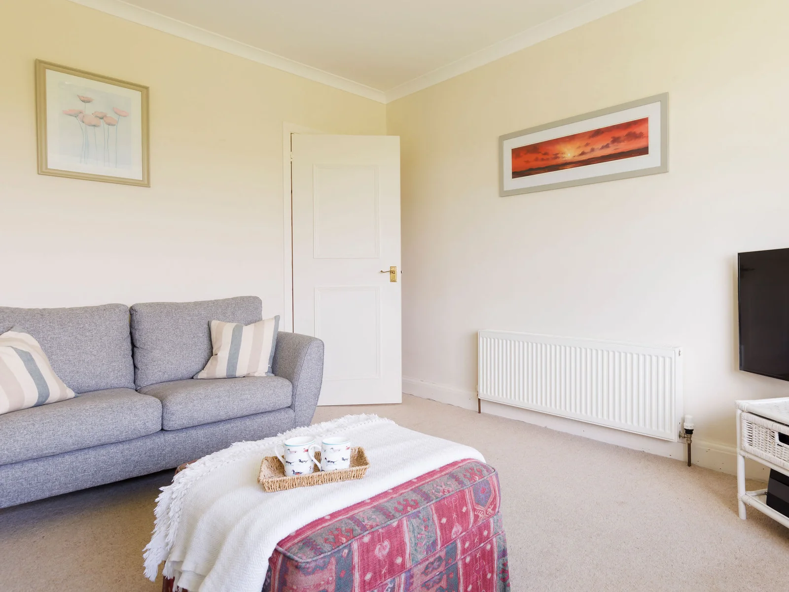 Enjoy space to relax and read in the separate 2nd sitting room.