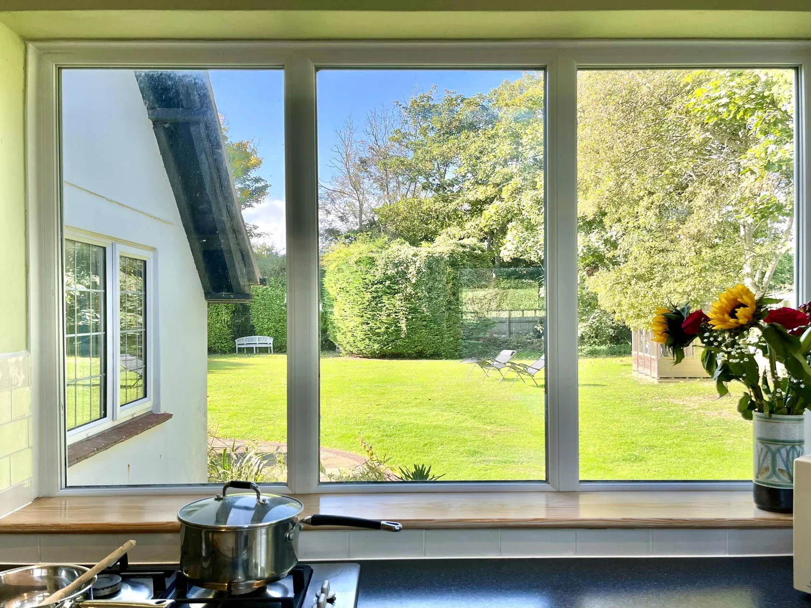 Prepare dinner with a view