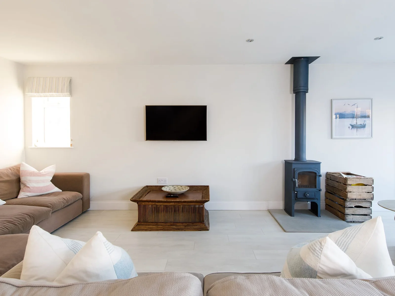 Head to the lounge area anytime to enjoy a cup of tea, good book or TV show.