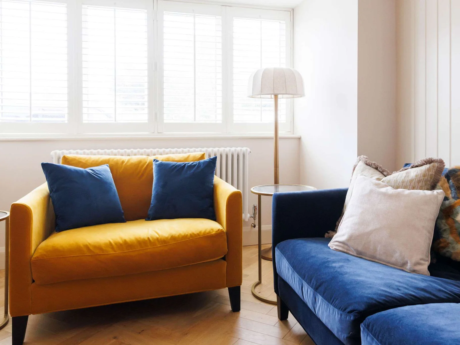 The lounge has comfy seating and homely touches throughout.
