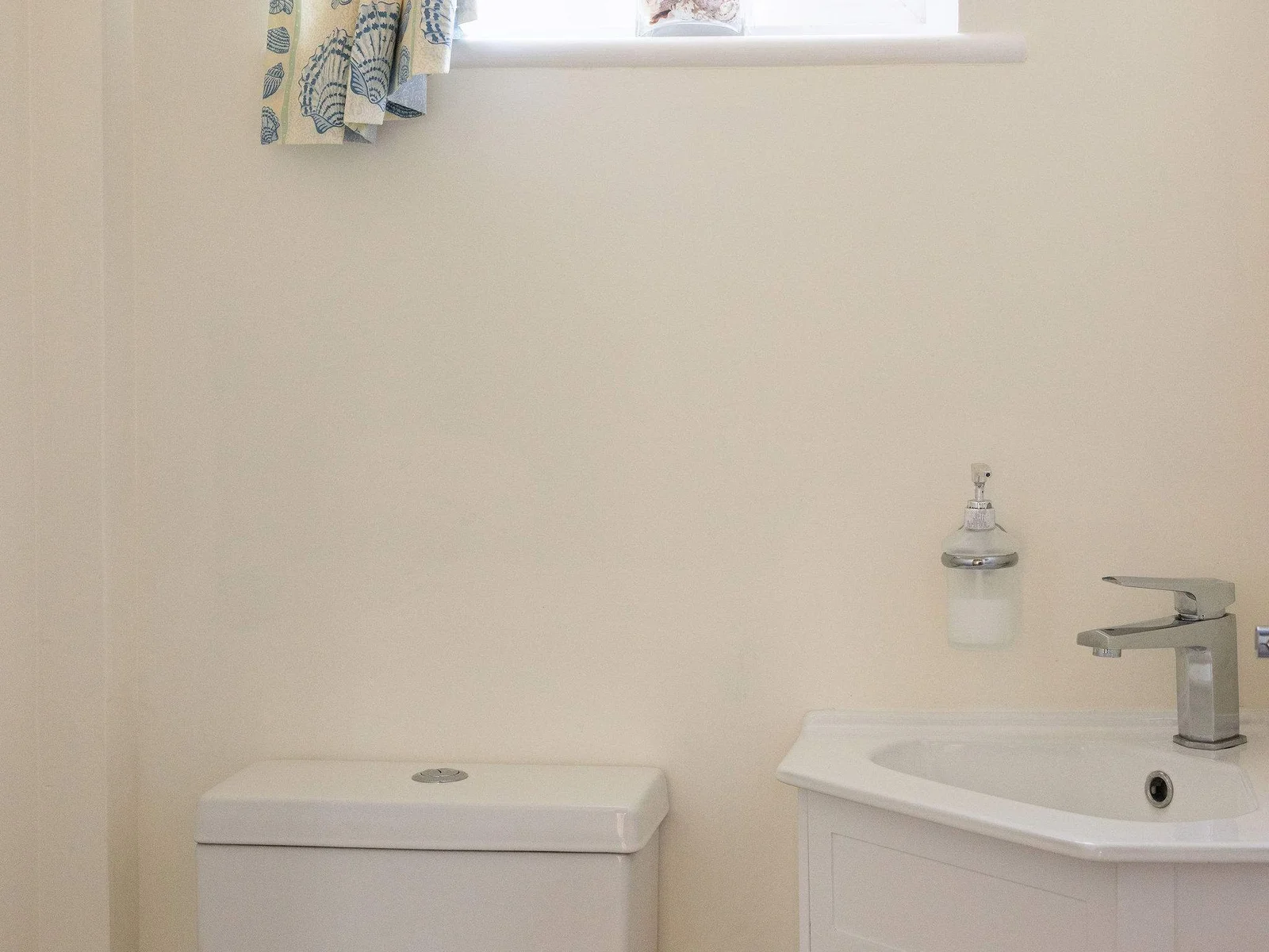 The home has a handy downstairs cloakroom.