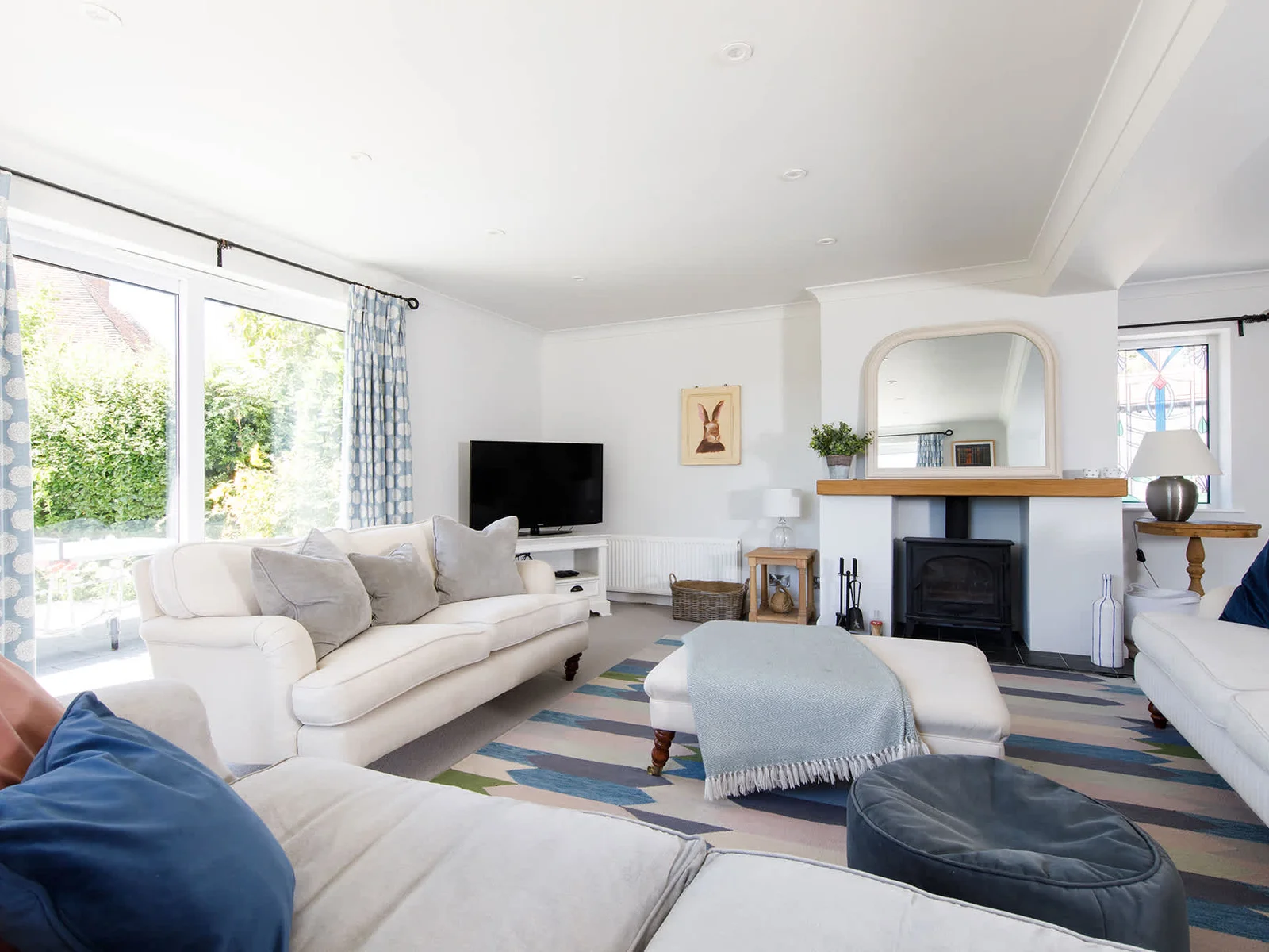 The home is beautifully decorated and furnished throughout.