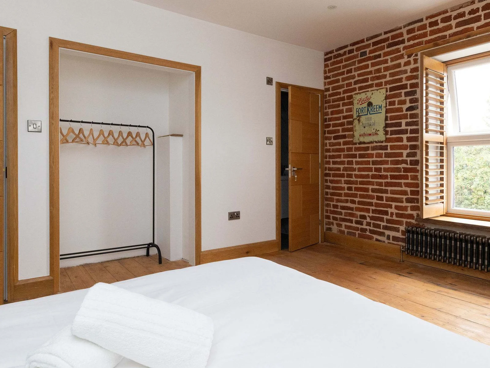 Bedroom 1- A small built in wardrobe is the deal space for storing away your personal belongings.