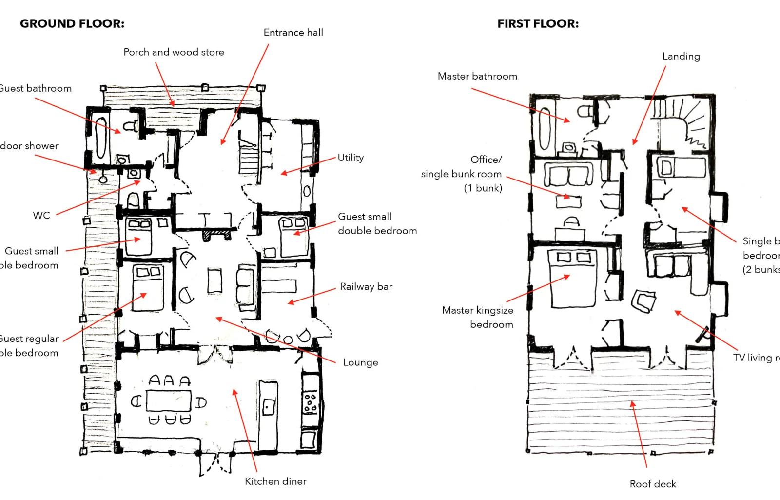 Plan your stay with this handy floor plan.