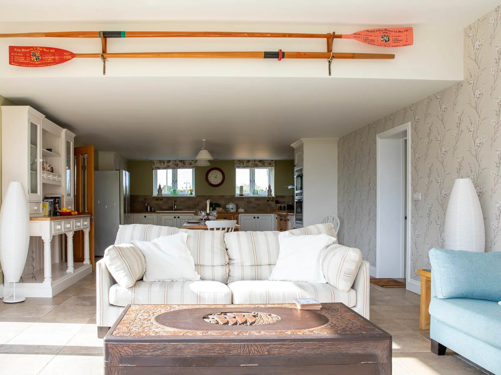 Sitting area in the kitchen to make the most of the fantastic views across the garden.