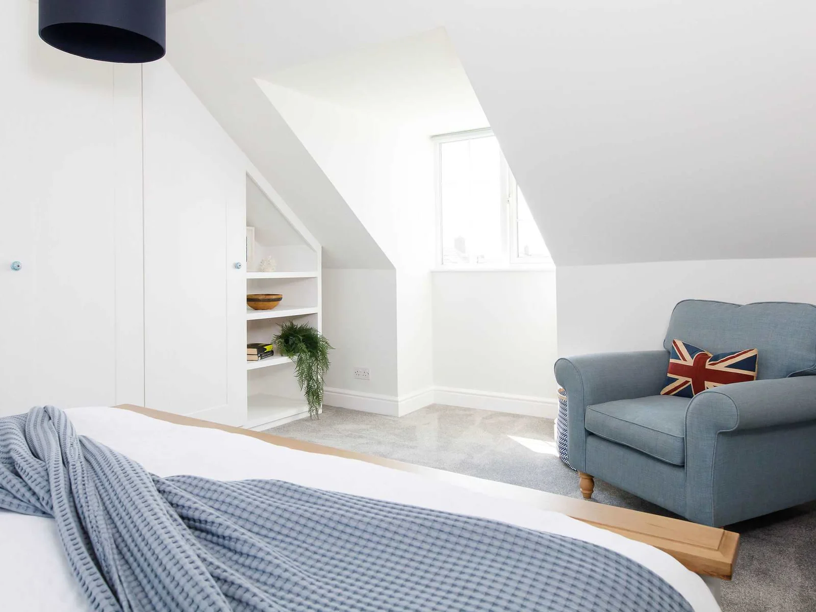 Each super king room has wardrobe space and plenty of draws.