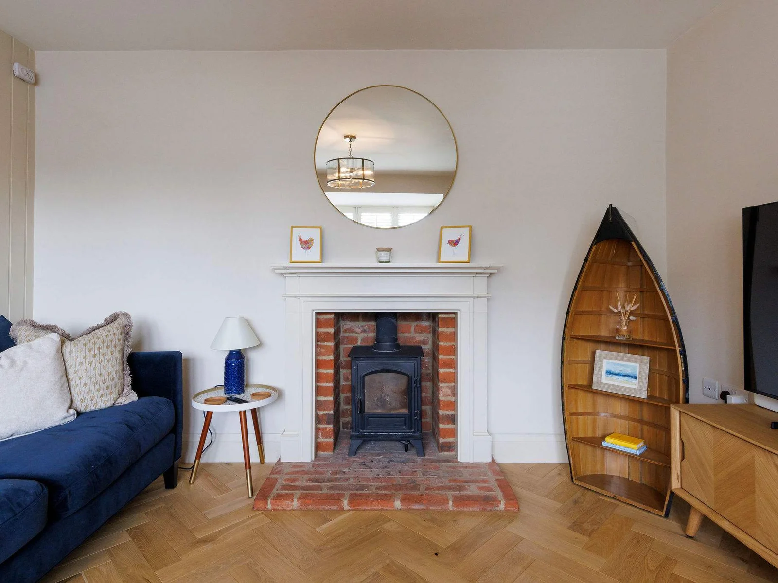Light the log burner and get cosy with a good book or film.