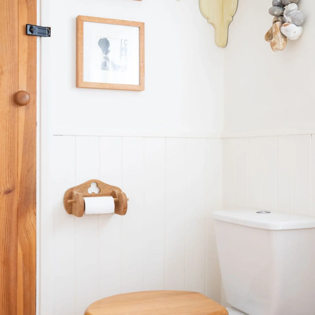 The cottage has a handy downstairs toilet.