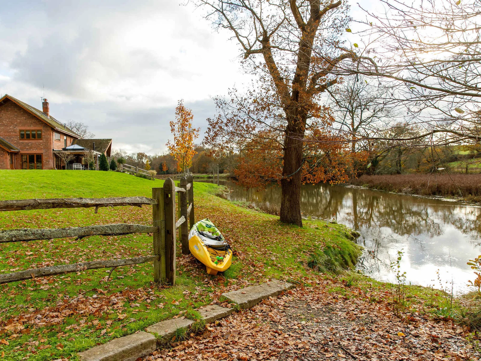 Paddle board from the home and enjoy all the river has to offer