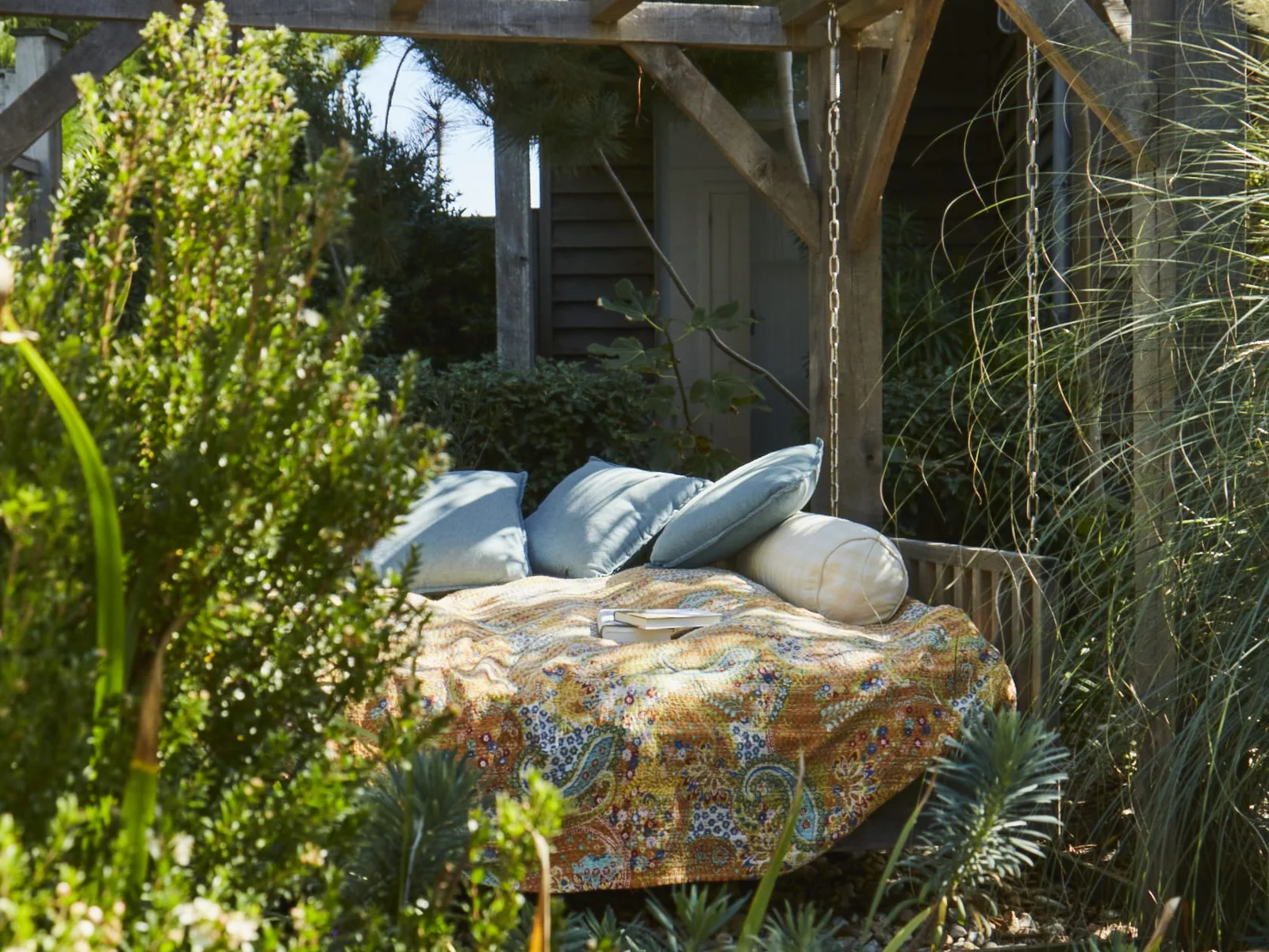 Discover idyllic spots to read, chat or snooze.
