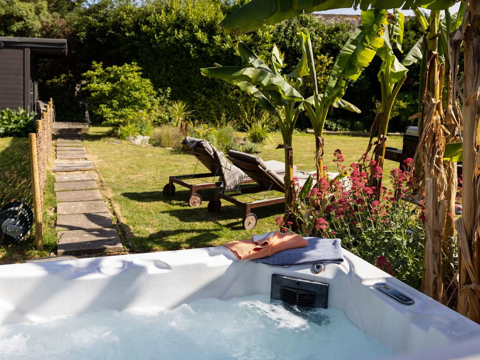 Relax, soak and enjoy the garden at your own pace