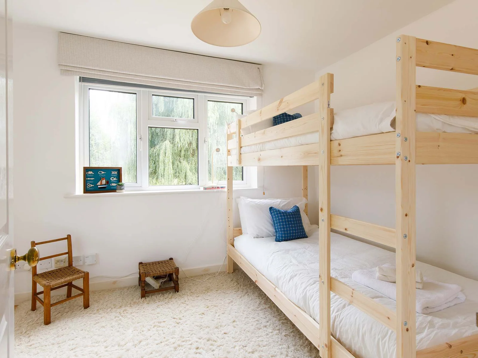 There is a bunk room on the ground floor.