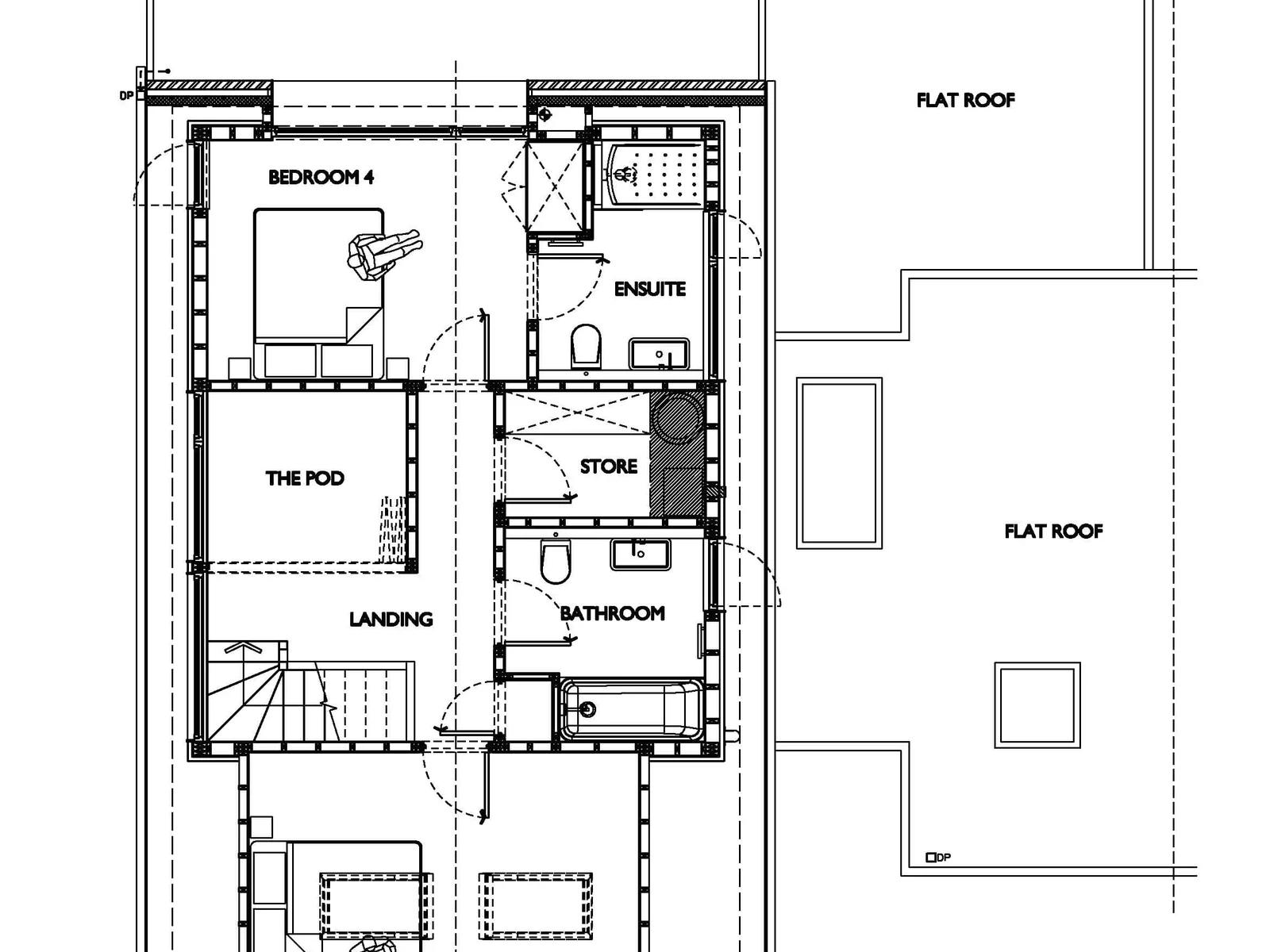 First floor plan.