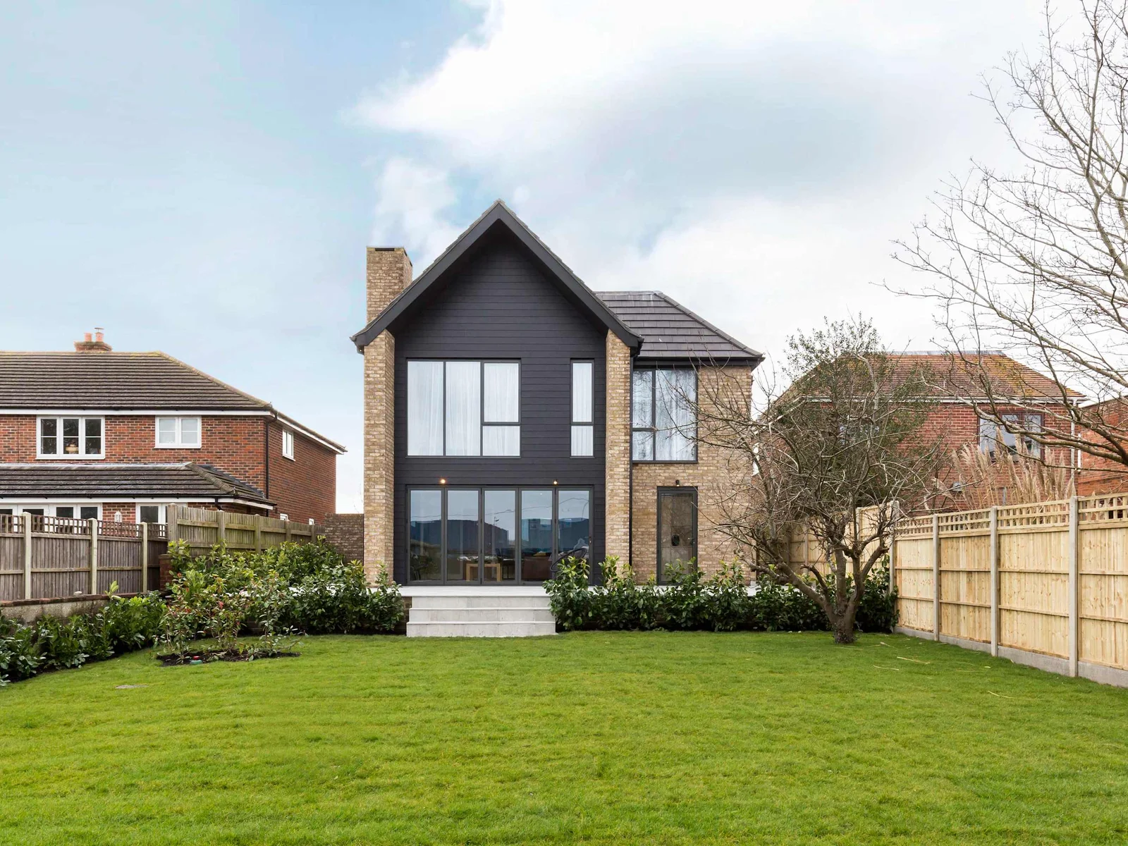 The rear garden is expansive and perfect for kids as its self contained