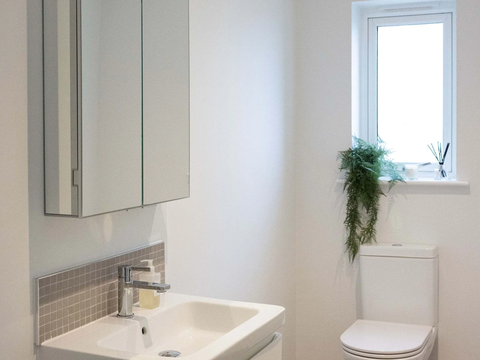 Fresh, simple bathroom styling with everything you need