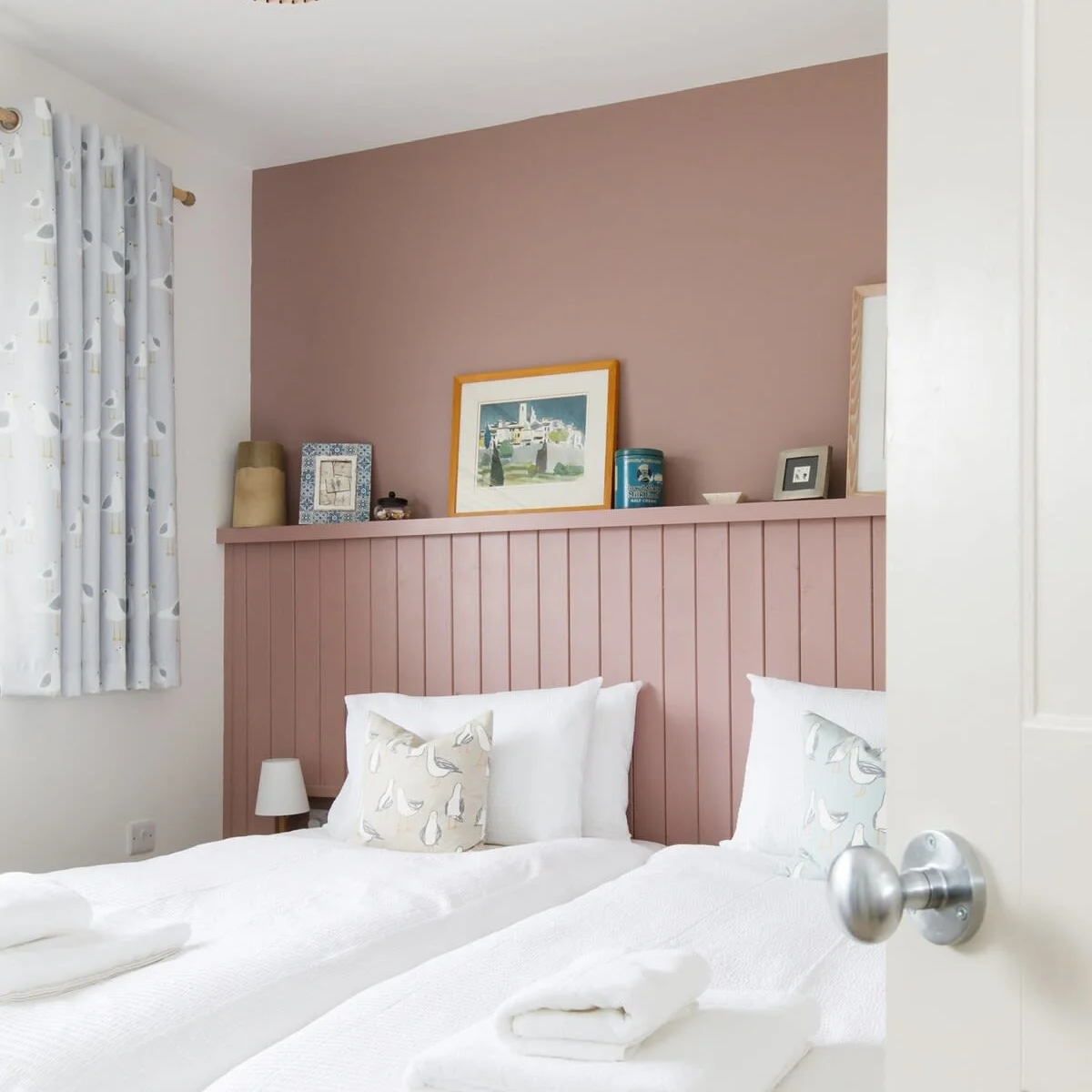 Twin room is downstairs and perfect for siblings to share.