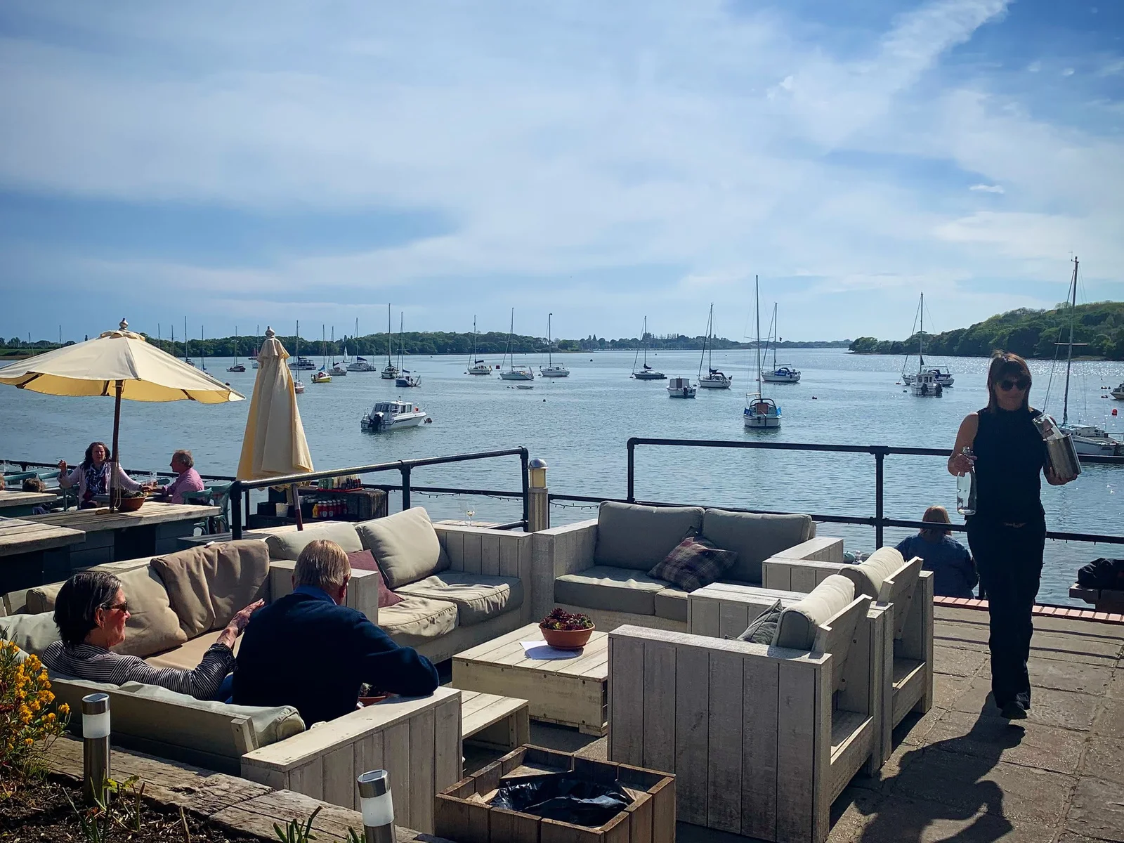 Head to The Crown & Anchor for a drink or bite to eat near the waterfront!