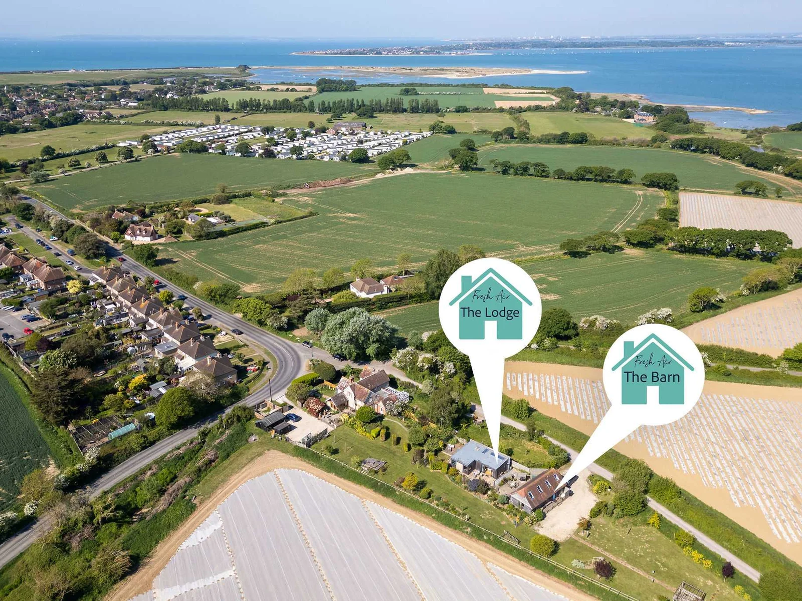 West Wittering beach is only a short drive, cycle or stroll away.