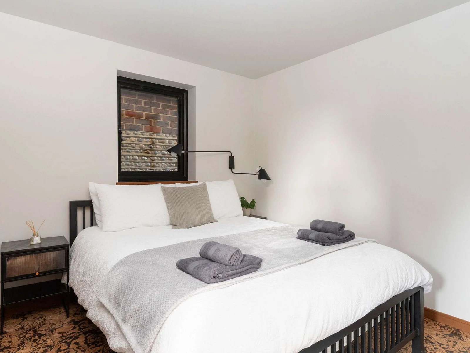 Bedroom one is the master, featuring a king-sized bed to enjoy a great nights sleep!