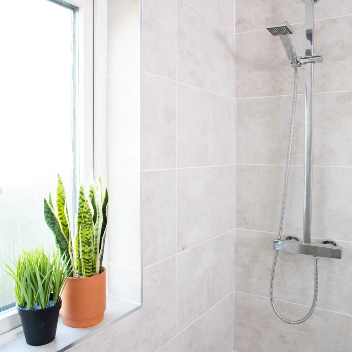 Start the day under the refreshing shower...