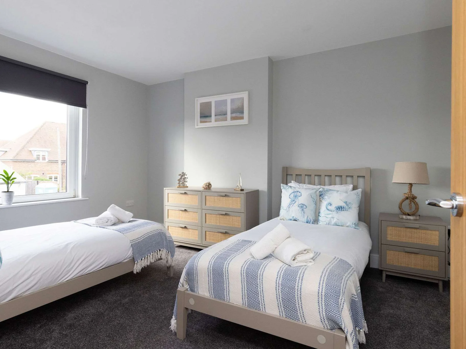Stylishly appointed with two comfortable beds for a great night's sleep.